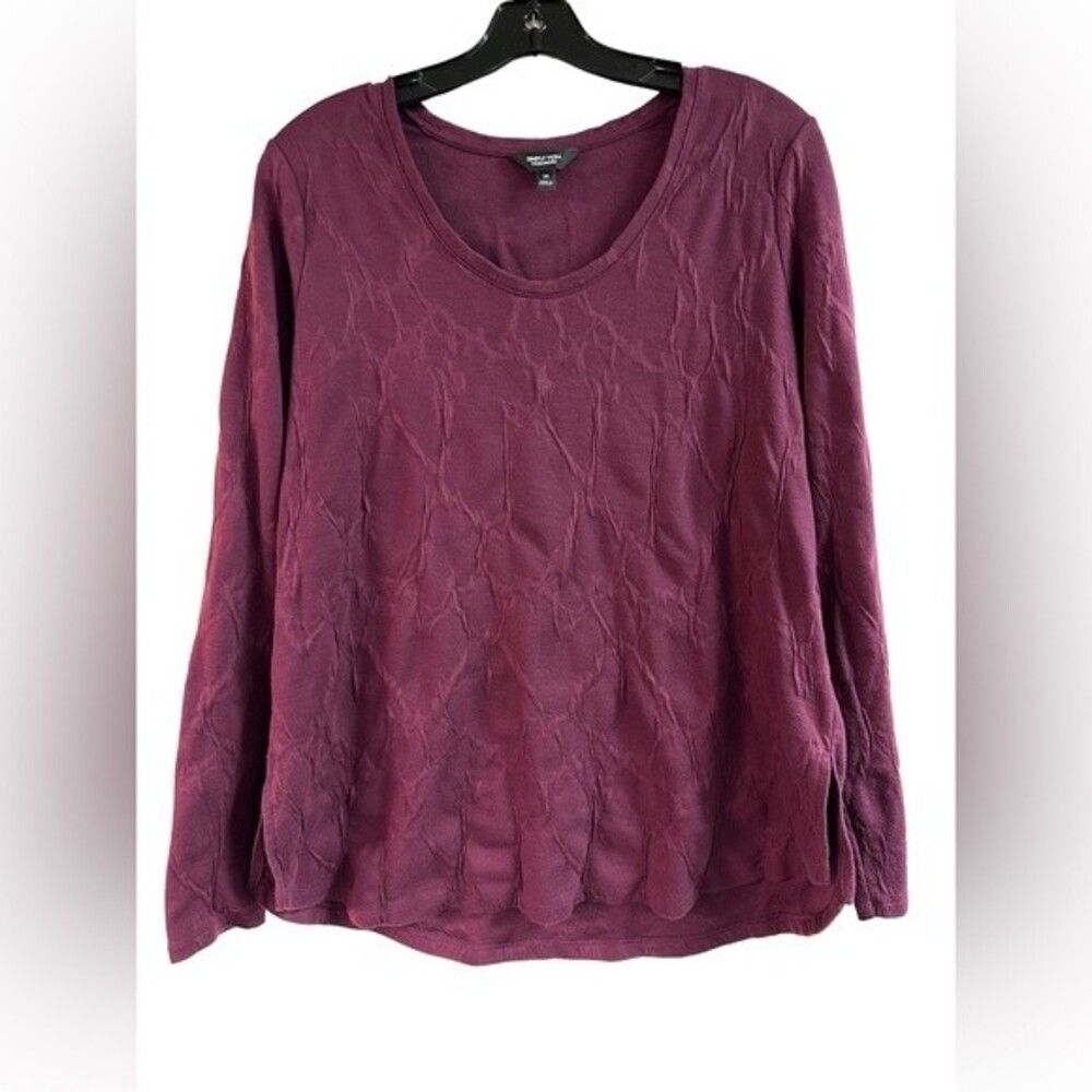 Simply Vera Wang Long Sleeve Top Size M
